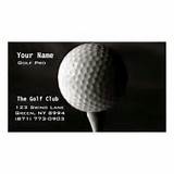 Images of Golf Business Cards
