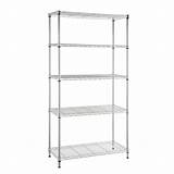 Pictures of Home Depot Chrome Shelves