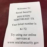 Social Security Houston Images