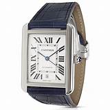 Cartier Tank Solo Stainless Steel Watch Pictures