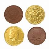Gold Foil Chocolate Coins Bulk Pictures