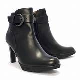 Photos of Black Leather High Ankle Boots
