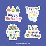 Images of Birthday Stickers