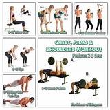 Workout Routine Chest And Back Photos