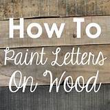 Letter Stencils For Wood Signs