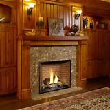 Pictures of Open Gas Log Fireplace