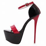 Red High Heel Sandals Images