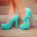 Images of Turquoise Heels Online