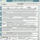 Wisconsin Residential Lease Agreement Form Photos