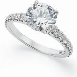 Images of Diamond Solitaire White Gold Ring