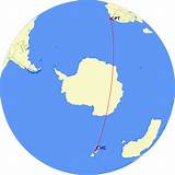 Flight Path From Australia To South America Photos