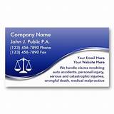 Attorney Business Card Design Pictures
