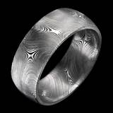Damascus Stainless Steel Wedding Bands