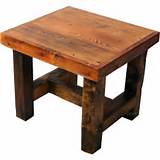 Pictures of Barn Wood End Table Plans