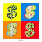 Andy Warhol Dollar Sign Original Photos