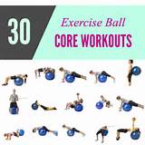 Photos of Core Exercise Chart