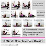 Pictures of Quick And Easy Core Strengthening Exercises