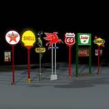 Pictures of Mobil Gas Station Sign