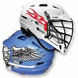 Lacrosse Helmet Custom Decals Photos