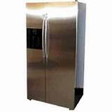 Pictures of Ge Monogram Refrigerator Stainless Steel Panels