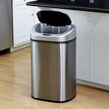 Photos of Stainless Steel Kitchen Trash Cans With Lids