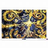 Images of Doctor Who Starry Night Poster