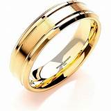 Mens 18ct Gold Wedding Rings Images
