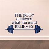 Pictures of Fitness Wall Quotes