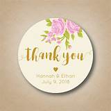 Thank You Stickers For Wedding