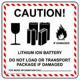 Lithium Ion Battery Sticker