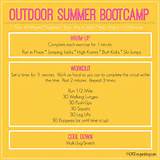 Images of Outdoor Boot Camp Exercise Routines
