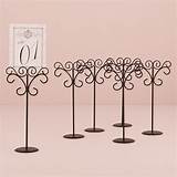 Photos of Table Number Card Holders Cheap