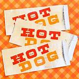 Hot Dog Wrappers Foil Pictures