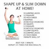 Pictures of Easy Fitness Workout At Home