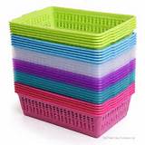 Plastic Storage Baskets Images