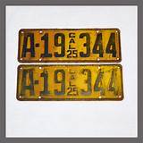 Vintage License Plates For Sale Images