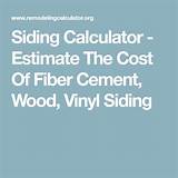 Diy Vinyl Siding Cost Calculator Pictures