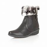 Fur Lined Black Boots Pictures