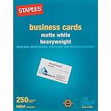 Pictures of Staples Inkjet Business Cards Template
