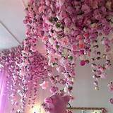 Photos of Hanging Flowers From Ceiling Wedding