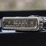 Pictures of Silver Plated Zippo Lighter