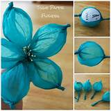Pictures of Easy Way To Make Tissue Paper Flowers