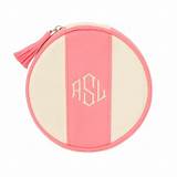 Images of Monogrammed Travel Jewelry Case