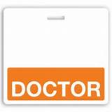 Photos of Doctor Name Badge