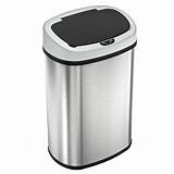Photos of Stainless Steel Touchless Trash Can
