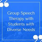 Photos of Group Speech Therapy Activities