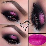Pink And Black Eye Makeup