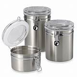Ceramic And Stainless Steel Canisters