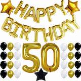 Pictures of 50th Birthday Foil Balloons