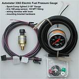 Autometer Electric Fuel Pressure Gauge Photos